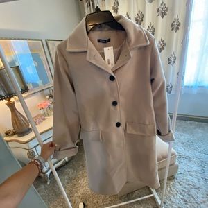 Boohoo Tan Coat